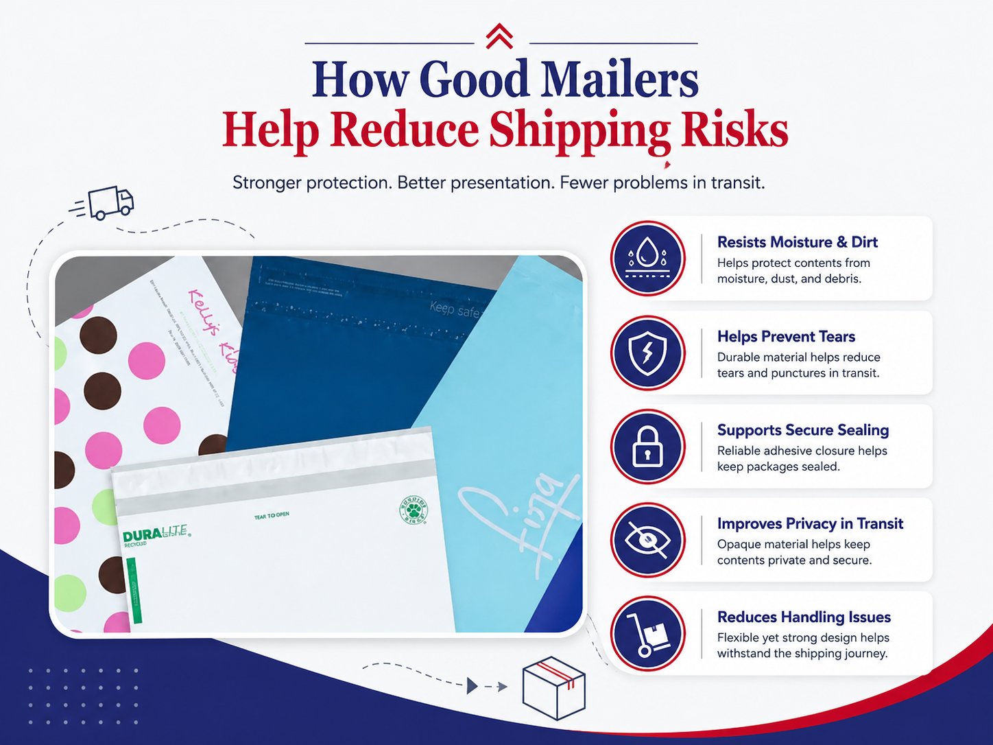 How good mailers reduce shipping risks