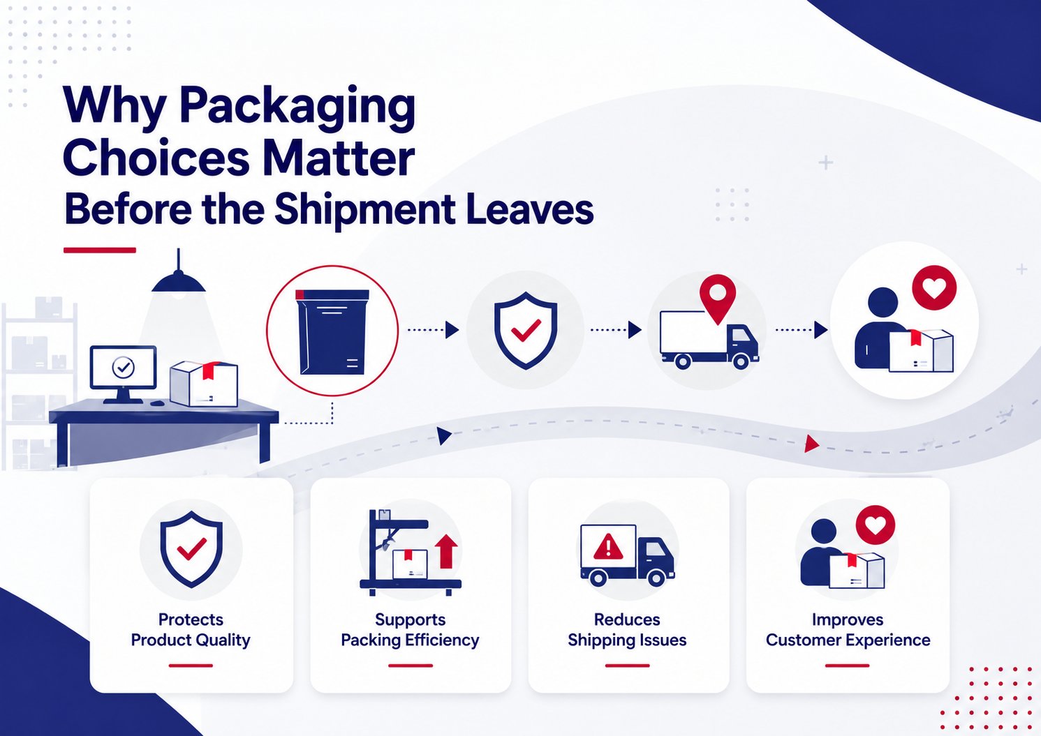 Why packaging choices matter before shipment